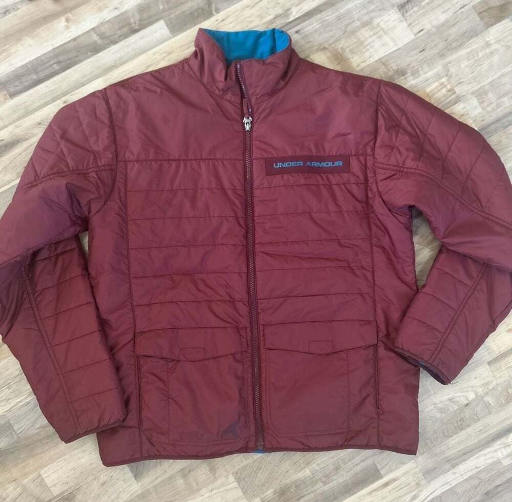 Under Armour MTN Insulated Puffer Jacket Maroon Size LG